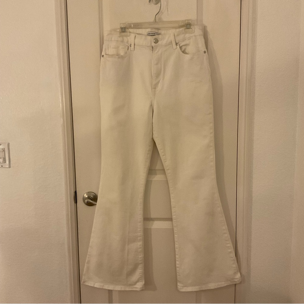 Elizabeth and James off White Jeans high rise plus size 14 flare leg boot